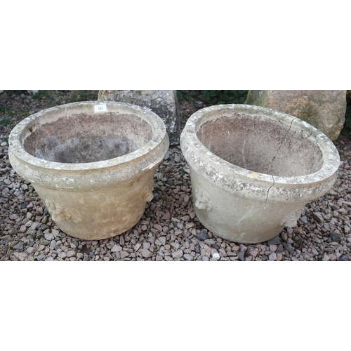 551 - Pair of stone planters