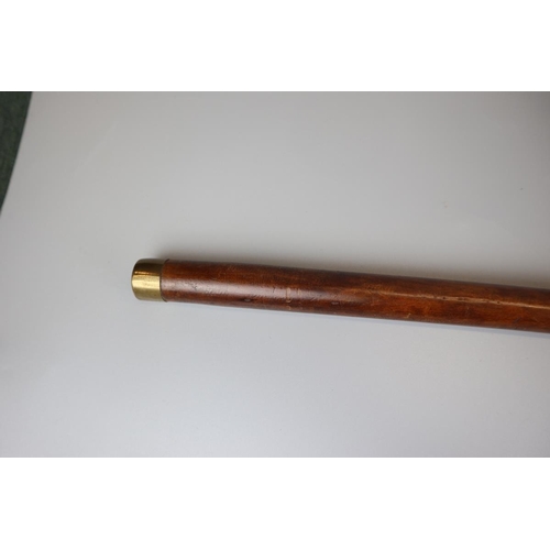 82 - Whale tooth handled walking stick