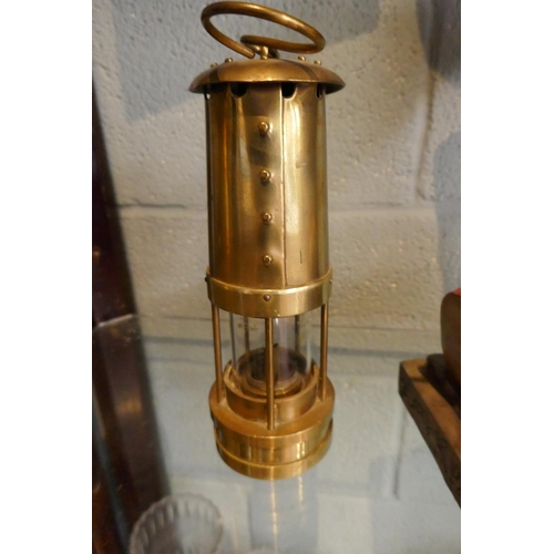 97 - 2 brass miners lamps