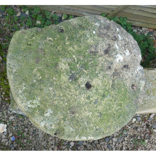 550 - Large antique Cotswold stone staddle stone