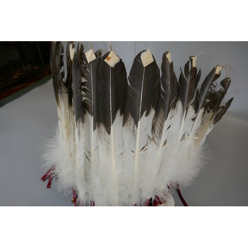 512 - Collection of native American head dresses