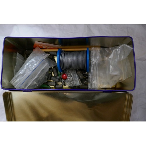 361 - Hardy fly rod #617 along with a large quantity of fly fishing tack to include System 2 reel and hand... 