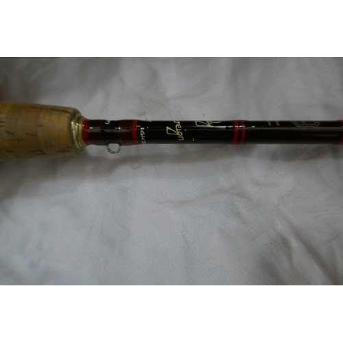 361 - Hardy fly rod #617 along with a large quantity of fly fishing tack to include System 2 reel and hand... 