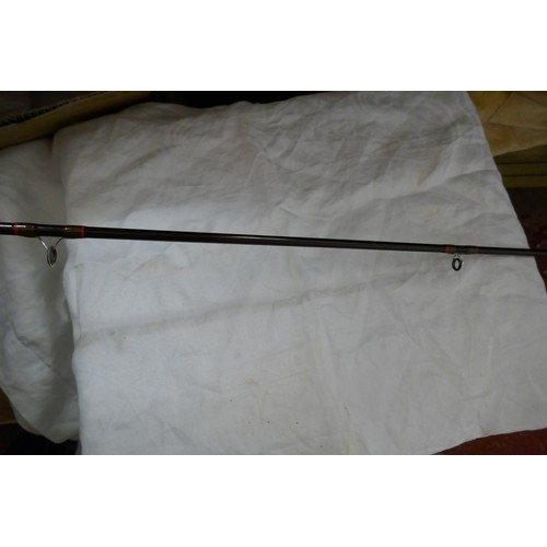 361 - Hardy fly rod #617 along with a large quantity of fly fishing tack to include System 2 reel and hand... 