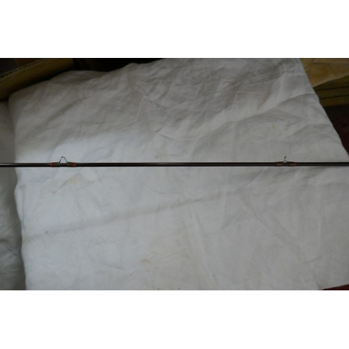 361 - Hardy fly rod #617 along with a large quantity of fly fishing tack to include System 2 reel and hand... 