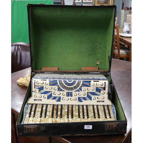 128 - Cased accordion