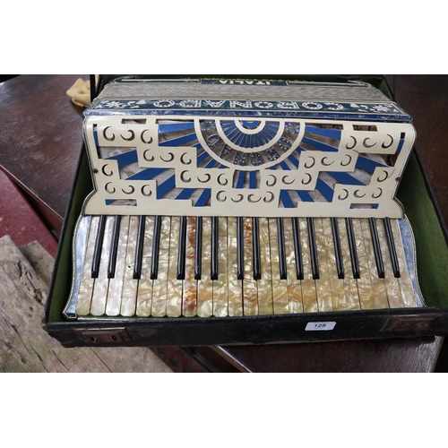 128 - Cased accordion