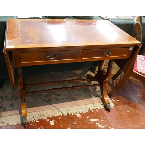 144 - Mahogany sofa table