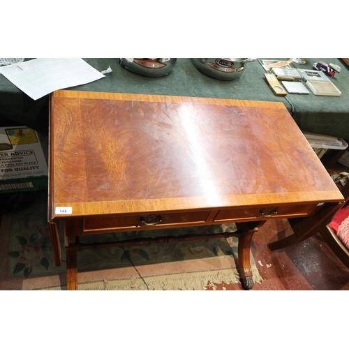 144 - Mahogany sofa table