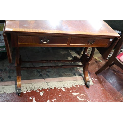 144 - Mahogany sofa table