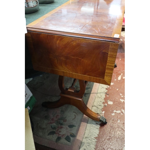 144 - Mahogany sofa table