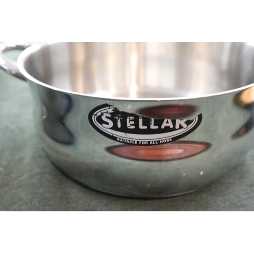 146 - 4 piece Stellar casserole saucepan set