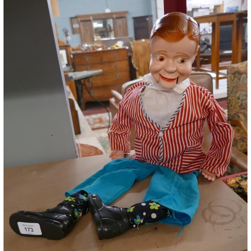 173 - Vintage ventriloquist dummy - Jolly Jim - As seen on Tuesday evenings Bidding Rooms on the BBC