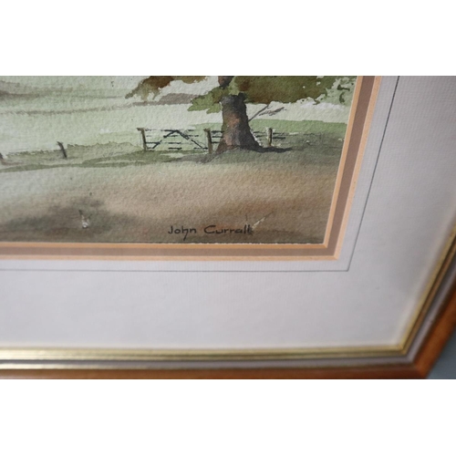 188 - Water colour - Old Berry Hall - by John Currall - Approx image size: 36cm x 27cm