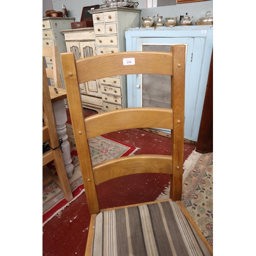 206 - Set of 8 dining chairs