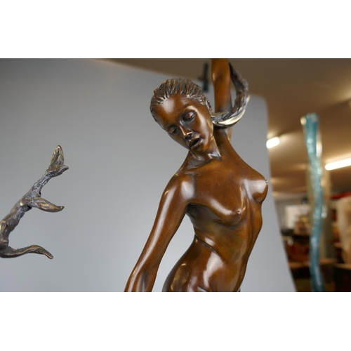 211 - Neil Welch bronze sculpture - Natures Grace - L/E 10 of 25 and signed with foundry mark - Approx H: ... 