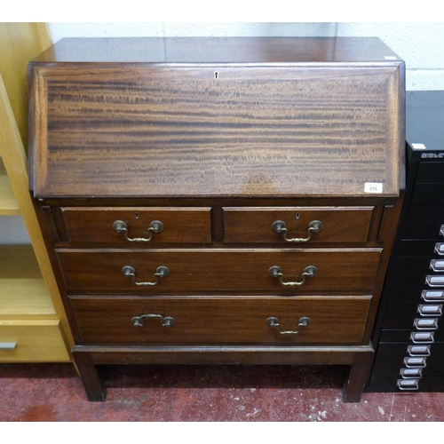 216 - Mahogany bureau