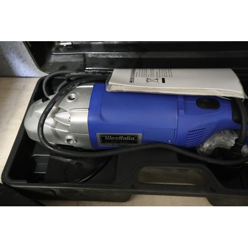 224 - Westfalia angle grinder and drill