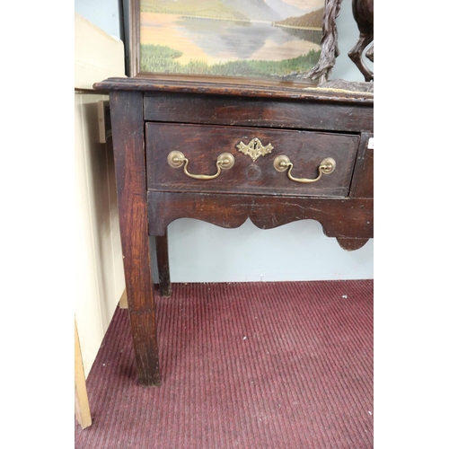 239 - Antique oak dresser base - Approx W: 158cm D: 52cm H: 78cm