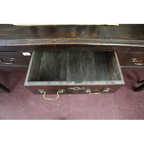 239 - Antique oak dresser base - Approx W: 158cm D: 52cm H: 78cm