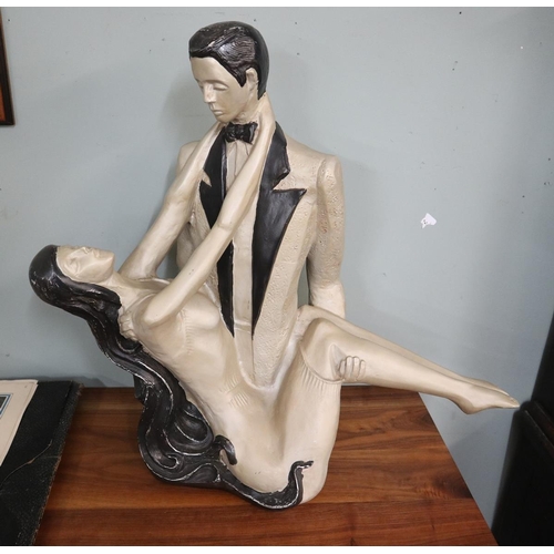 281 - Art Deco figure - Approx H: 55cm