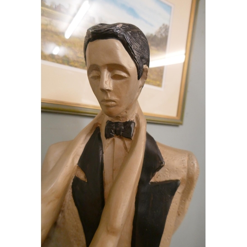 281 - Art Deco figure - Approx H: 55cm