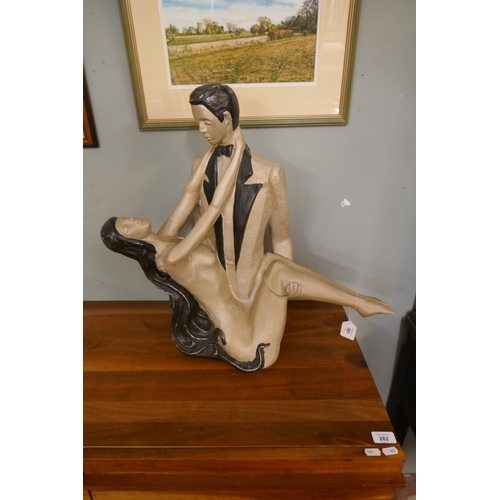 281 - Art Deco figure - Approx H: 55cm