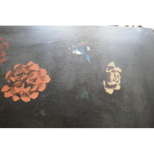 295 - Hand painted Oriental coffee table