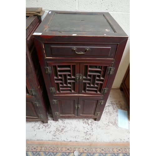 296 - Pair of Antique Chinese cabinets - Approx W: 47cm D: 47cm H: 90cm