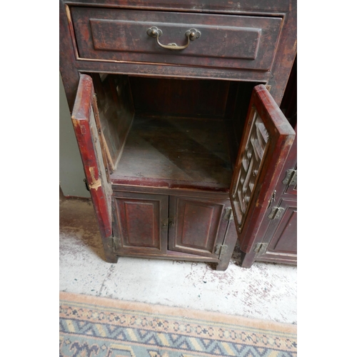 296 - Pair of Antique Chinese cabinets - Approx W: 47cm D: 47cm H: 90cm