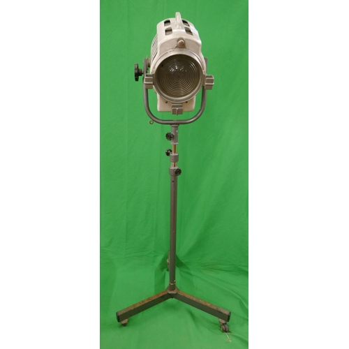 301 - Vintage theatre spot light and stand