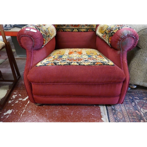 315 - Antique carpet chair