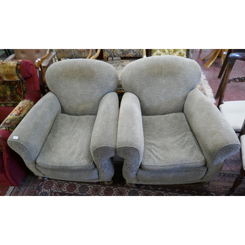 316 - Pair of early 20thC armchairs