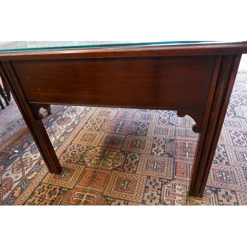 319 - Mahogany coffee table