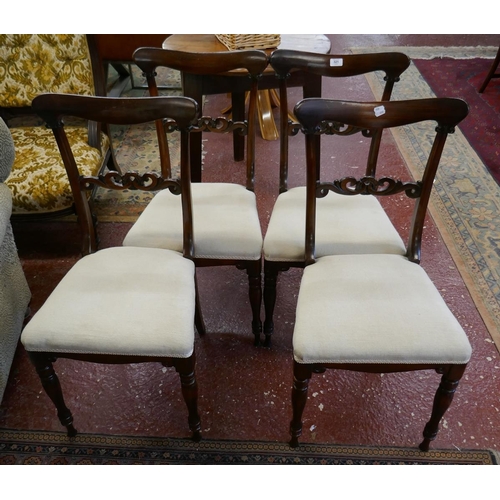 321 - Set of 4 Regency style chairs