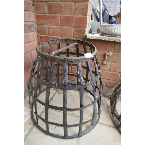 333 - Antique metal basket