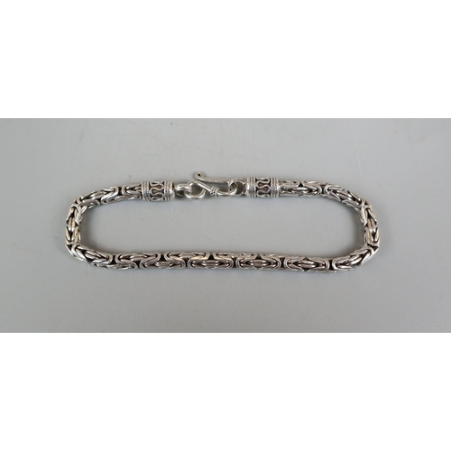 37 - Silver bracelet