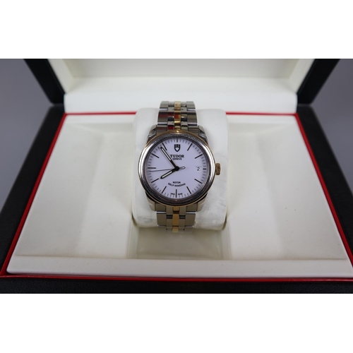 53 - Tudor Geneve gents wristwatch serial - J753734 in box with paperwork