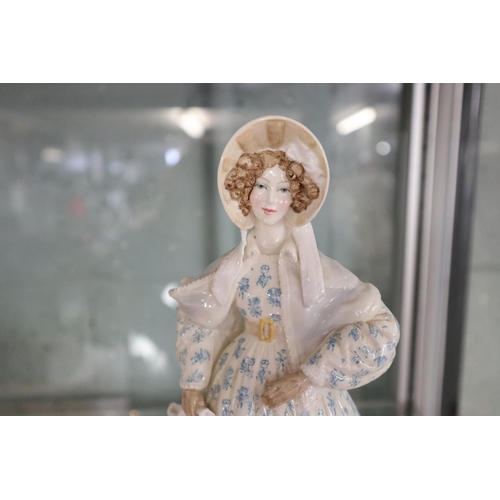 82 - Royal Worcester figurine - Walking dresses of the 19th century