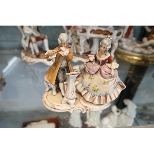 127 - Collection of figurines to include Capodimonte