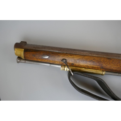 131 - Working replica baker rifle (smooth bore) with bayonet - Licence required(UK buyer only)