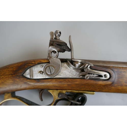 131 - Working replica baker rifle (smooth bore) with bayonet - Licence required(UK buyer only)