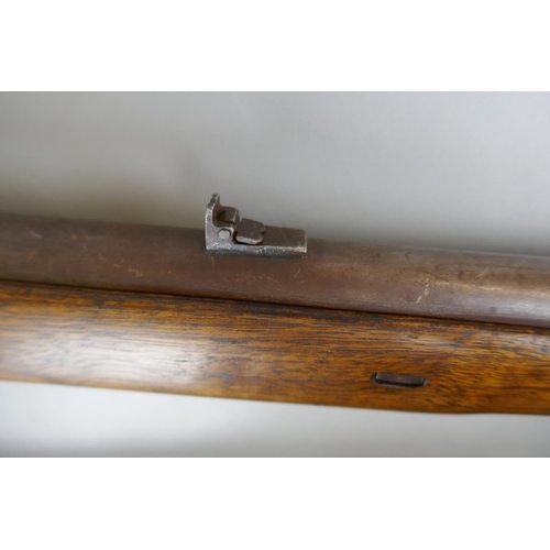 131 - Working replica baker rifle (smooth bore) with bayonet - Licence required(UK buyer only)