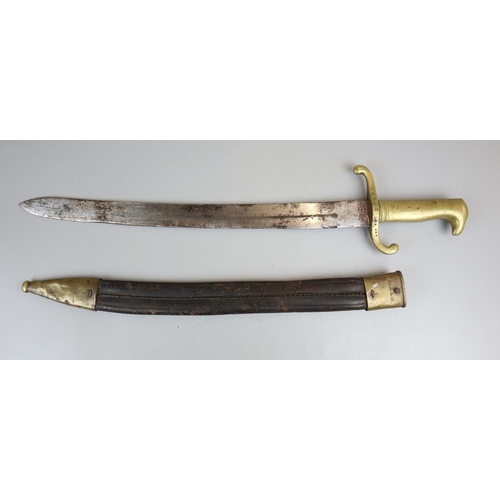 145 - Sword in leather sheath