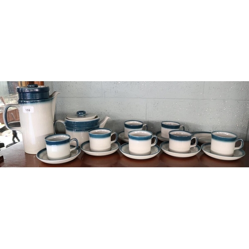 159 - Wedgwood tea service - Blue Pacific pattern