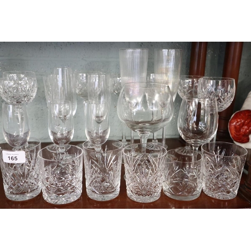 165 - Collection of glass