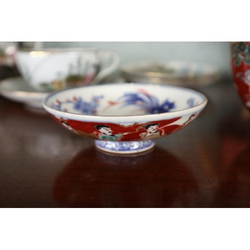 166 - Collectables to include Chinese bowls, tea service etc