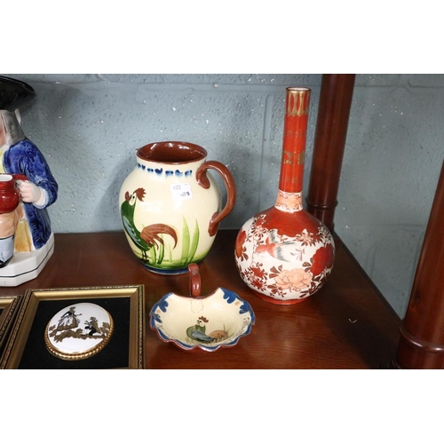 173 - Collection of ceramics to include Staffordshire dogs and miniatures