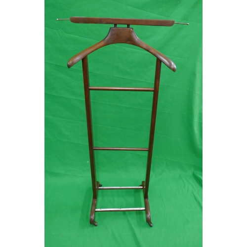 214 - Mahogany valet stand