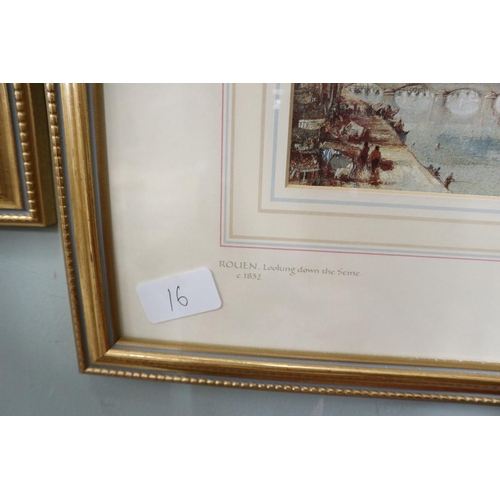 218 - Set of 4 prints by J W M Turner